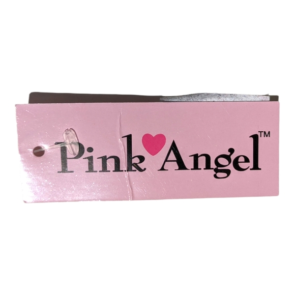 Pink Angel Girls 10-12 Grey Heart/Wake Me/Crown Sleep Pants - Picture 6 of 7